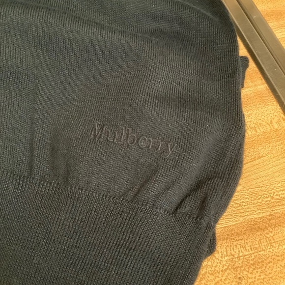 Mulberry Dark Navy Wool Blend Jumper Sweater​​​​​​ - Picture 13 of 15